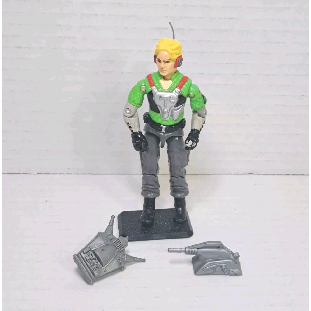 Vtg 1988 Hasbro GI Joe Repeater Action Figure Incomplete w Accessory + O Ring